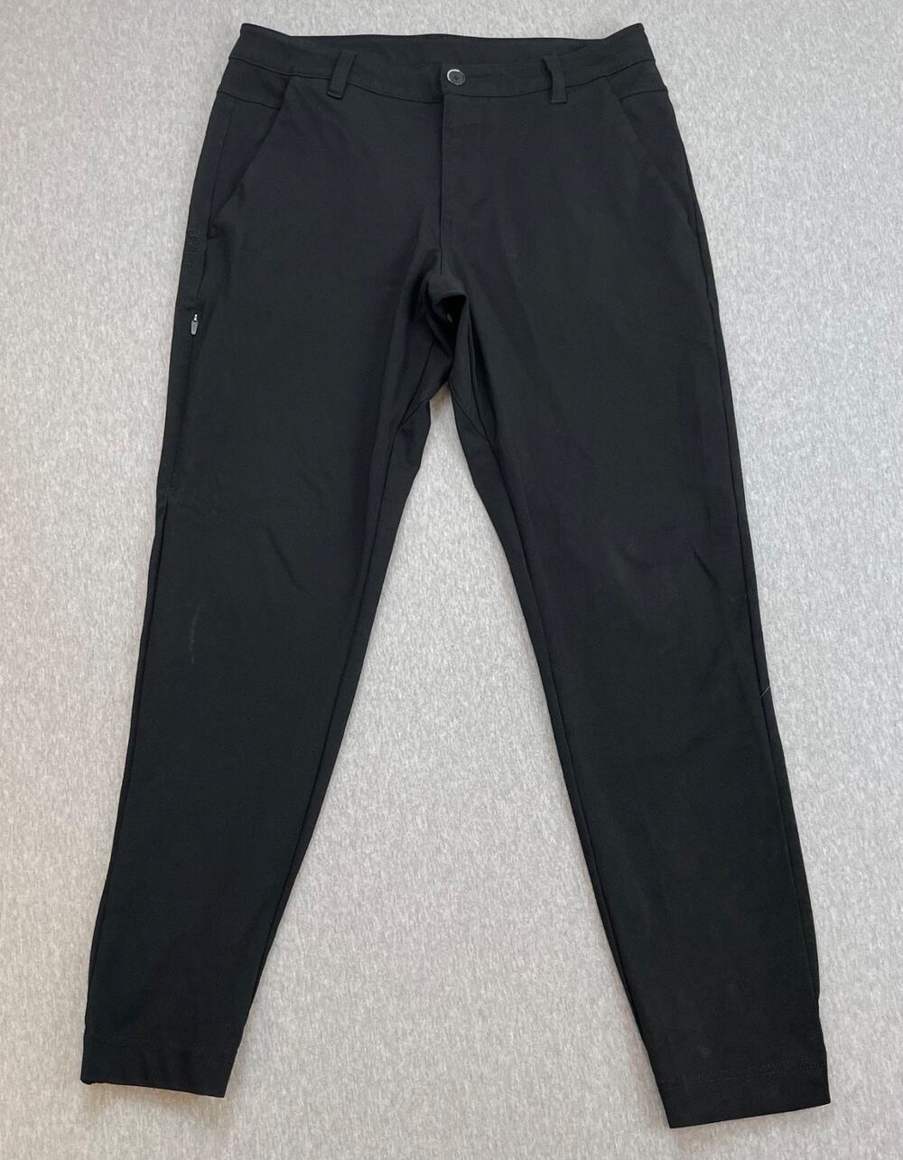 BYLT Pants Mens 32 Black Performance Stretch Slim Fit Chino Golf